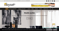 Desktop Screenshot of mueblesbyset.com